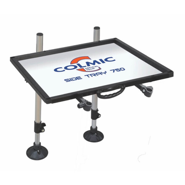 SIDE TRAY 750 Colmic Alluminio (d.36mm 75x60cm)