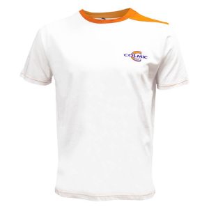 T-shirt Colmic WHITE ORANGE WR